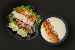 Великий "Цезар" з куркою + суп