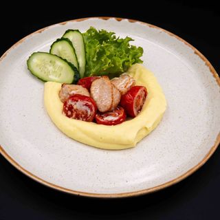 Індичка з картопляним пюре