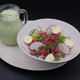 Окрошка з язиком