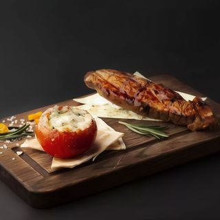 Індичка з печеним томатом 