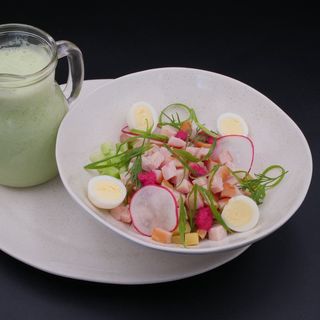 Окрошка з куркою
