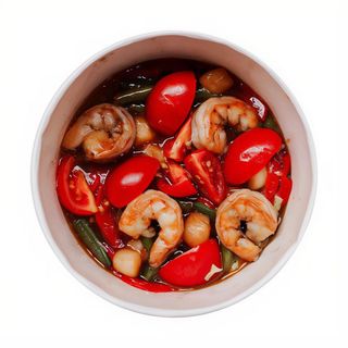 Салат з Креветкою та Гребінцями (300г)