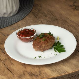 Котлета (свинина та яловичина)  (100г)