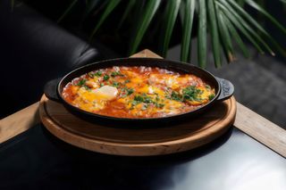 Шакшука з беконом