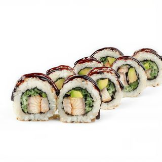 Рол Каліфорнія вугорь кунжут (270г)