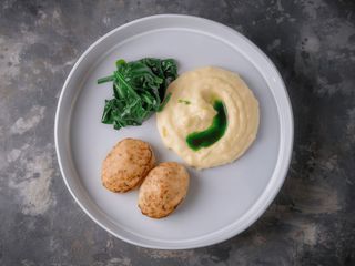 Картопляне пюре з курячими котлетками (260г)