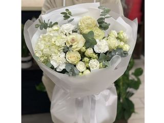 Букет мікс світлих квітів "Від флориста"