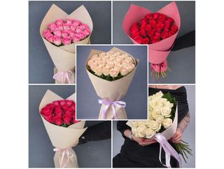 21 троянда (колір на вибір)