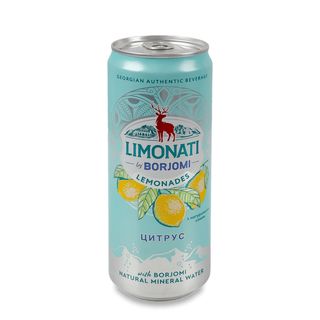 Лімонаті Боржомі 0,33 (з/б) Цитрус
