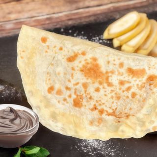 Солодкий янтик з бананом та шоколадом