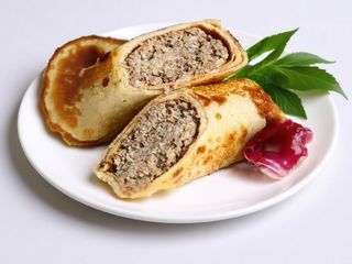 Млинці з м' ясом