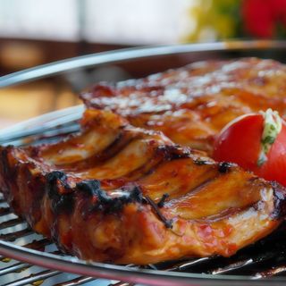 Ребра в медово гірчичному соусі (300г)