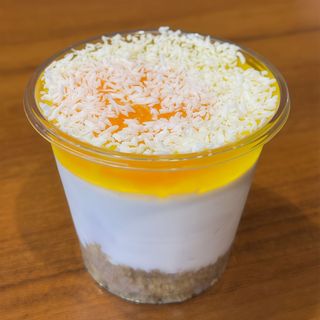 Холодний чизкейк з фруктами