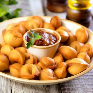 Пельмені з фритюру