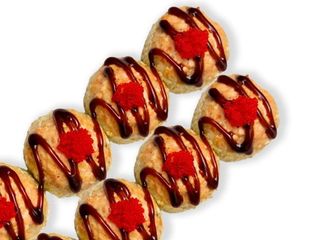 Запечена Philadelphia з ікрою тобіко