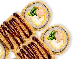 Рол з креветкою смажений у фритюрі