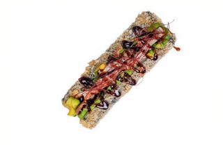 Рол-дог з вугрем та авокадо