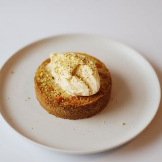 Гарбузовий тарт з фісташковим фланом