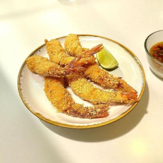 Креветки в хрусткій паніровці з соусом Айолі(170г/40г)