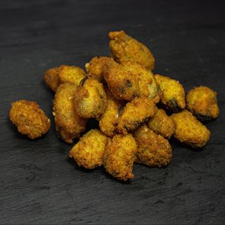 Мідії в паніровці