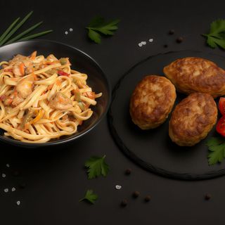 Удон & Котлетки