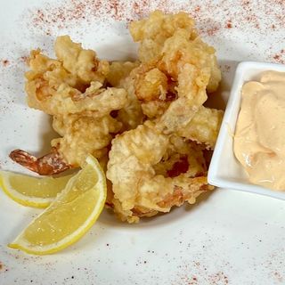 Креветки темпура