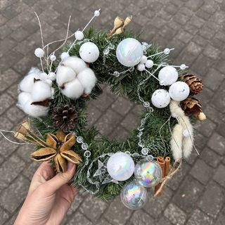 Новорічний вінок №1