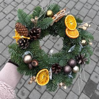 Новорічний вінок №2