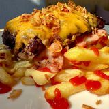 Розібраний бургер