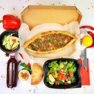 Піде з м'ясом та овочами меню (405г)
