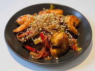 Фунчоза з креветками (340g)