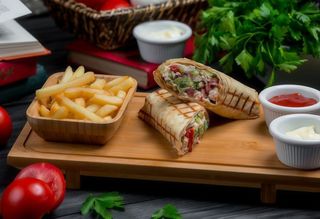 Шаурма мікс + фрі (500 г)