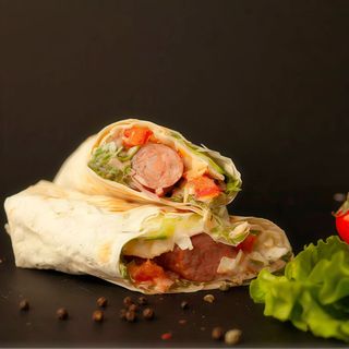 Ковбаски подвійні в лаваші (400г)