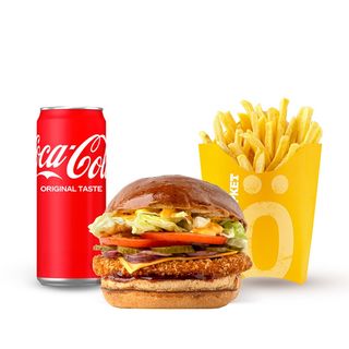 Комбо меню Бургер з курячою котлетою