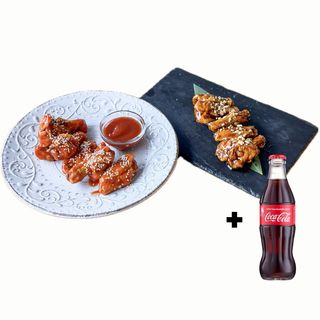 Крильця баффало+Крильця унагі-чілі (480г)