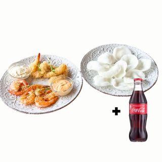 Мікс креветок+Рисові чіпси (12шт/30/100)