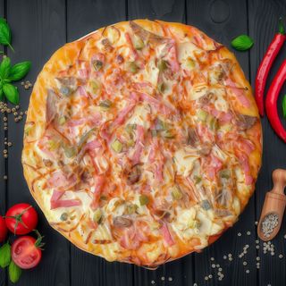 Піца 4 м'яса (580г)