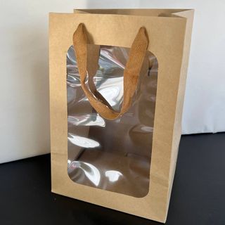 Сумочка переноска, з крафту, висока