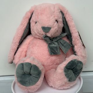 М'яка іграшка рожевий зайчик 