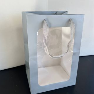 Сумочка переноска, блакитна висока