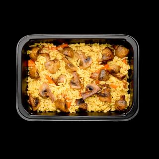 Плов з печерицями