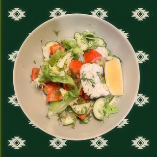 Яз себзе салатаси