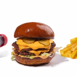 Дабл вега бургер меню