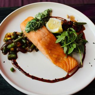 Лосось на грилі