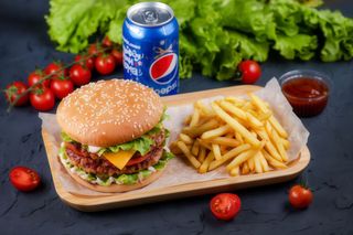 Дабл чіз меню (514г)