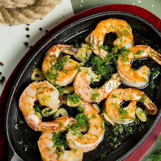 Смажені креветки