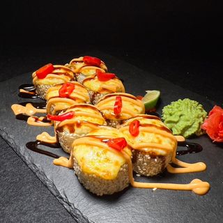 Запечений з лососем-гриль