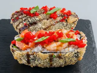 sushi-burger mix