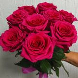 Ви пинк троянда Эквадор 9шт