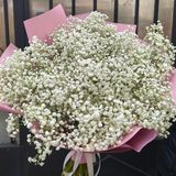Букет з білої гіпсофіли